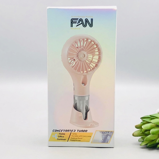 8" Rechargeable Aromatherapy Cool Mist Fan