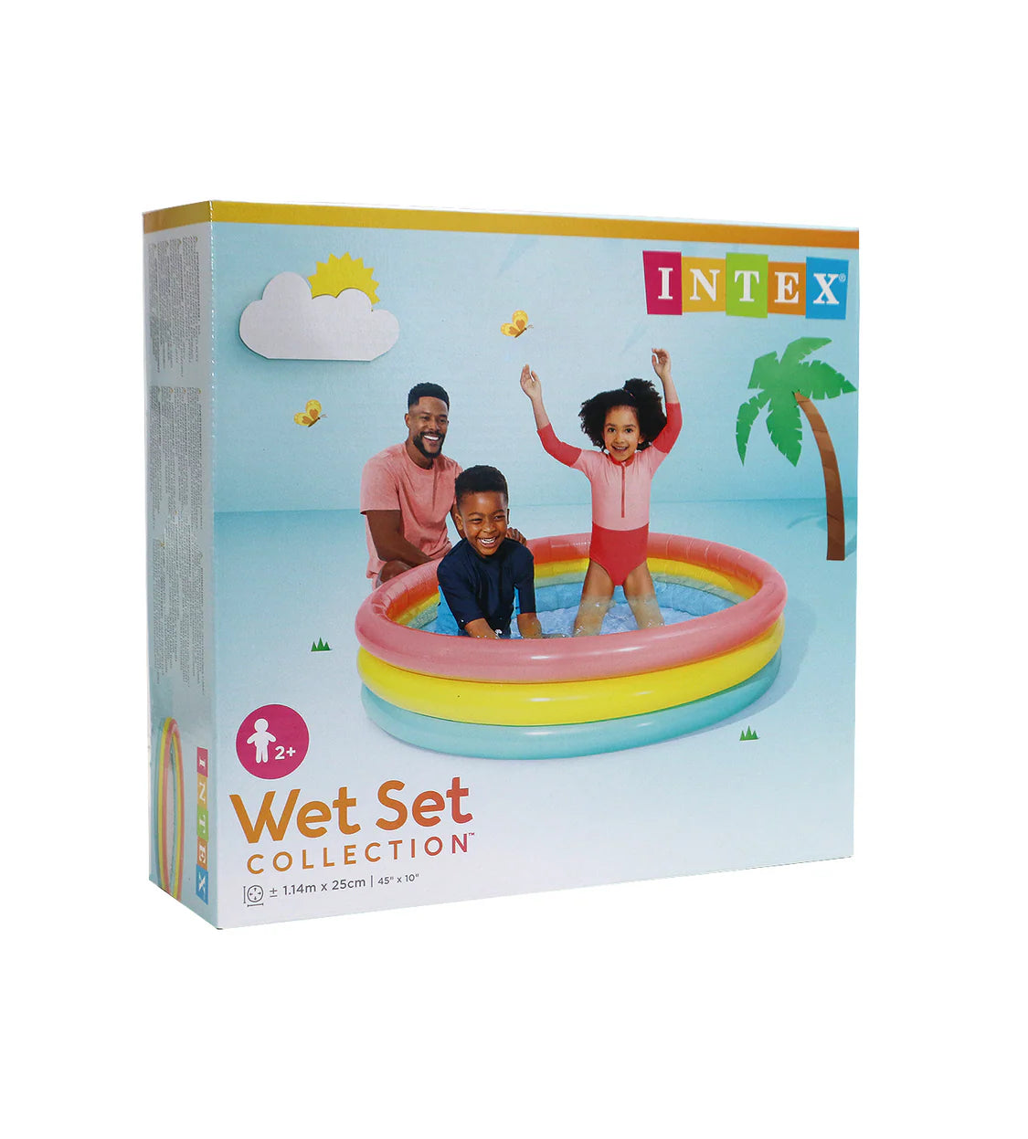 INTEX Inflatable Pool Sunset Glow Pool ( 45" x 10" )