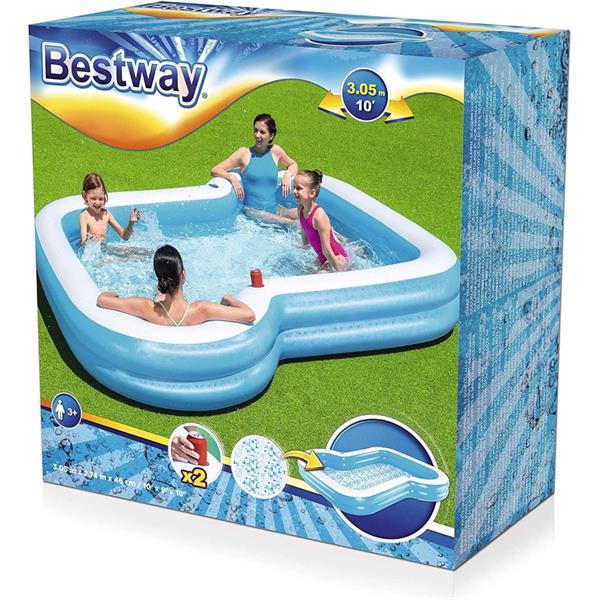 10 Ft Bestway Sunsational Family Swimming Pool For Kids & Family