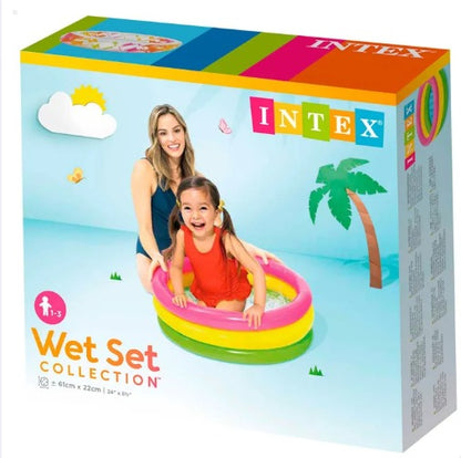 INTEX Sunset Glow Baby Swimming Pool – 2 Feet x 8 Inch