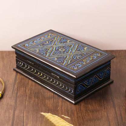 Handcrafted Wooden Jewellery Box With Naqshi Art