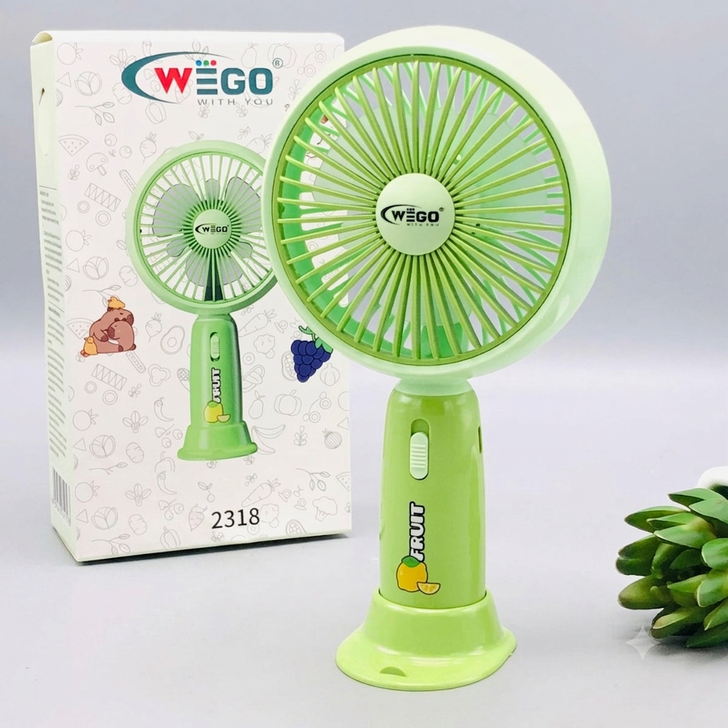 7.5" Rechargeable Cute Design Cooling Fan With Light