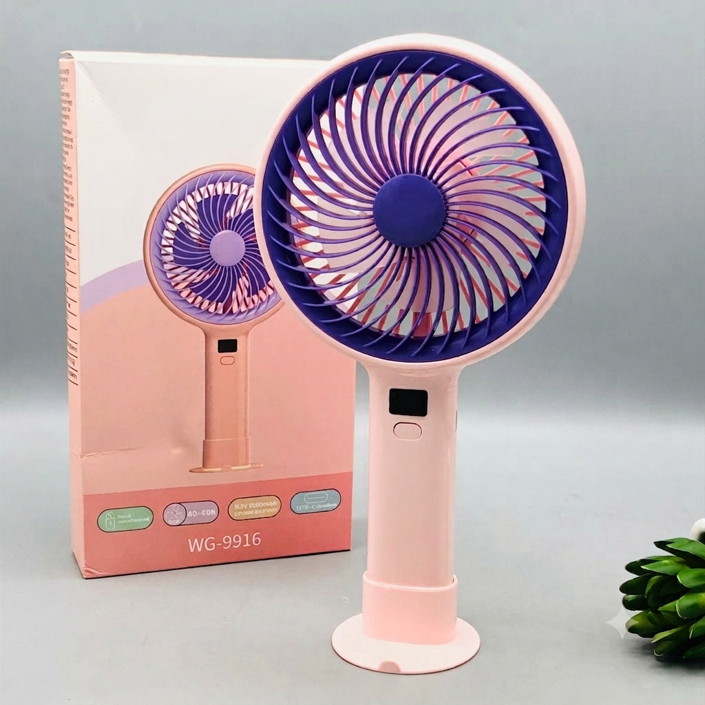 10" Rechargeable 5 Wind Speed Desktop Cooling Fan