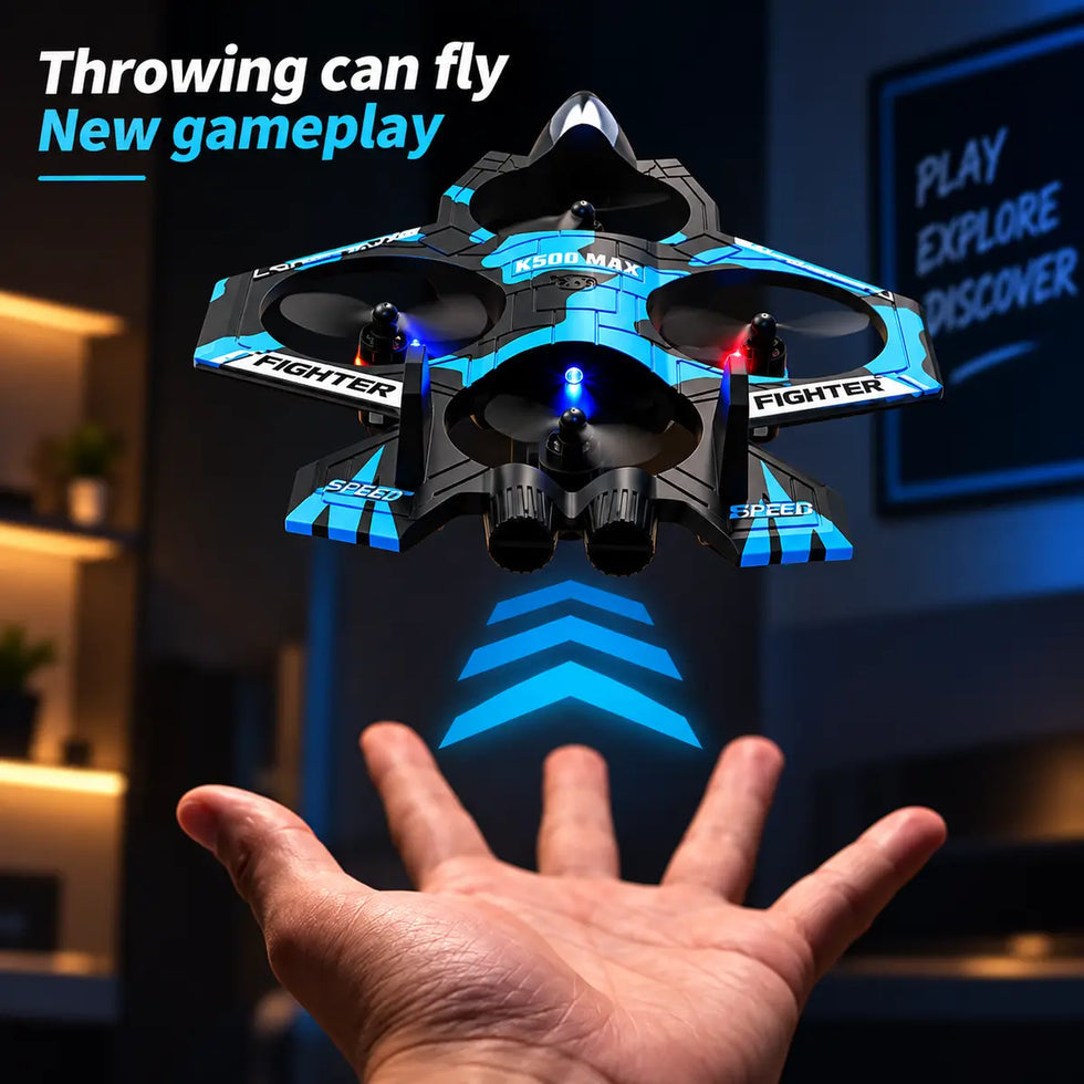 K500 Max RC Fighter Jet Drone for Kids & Adults