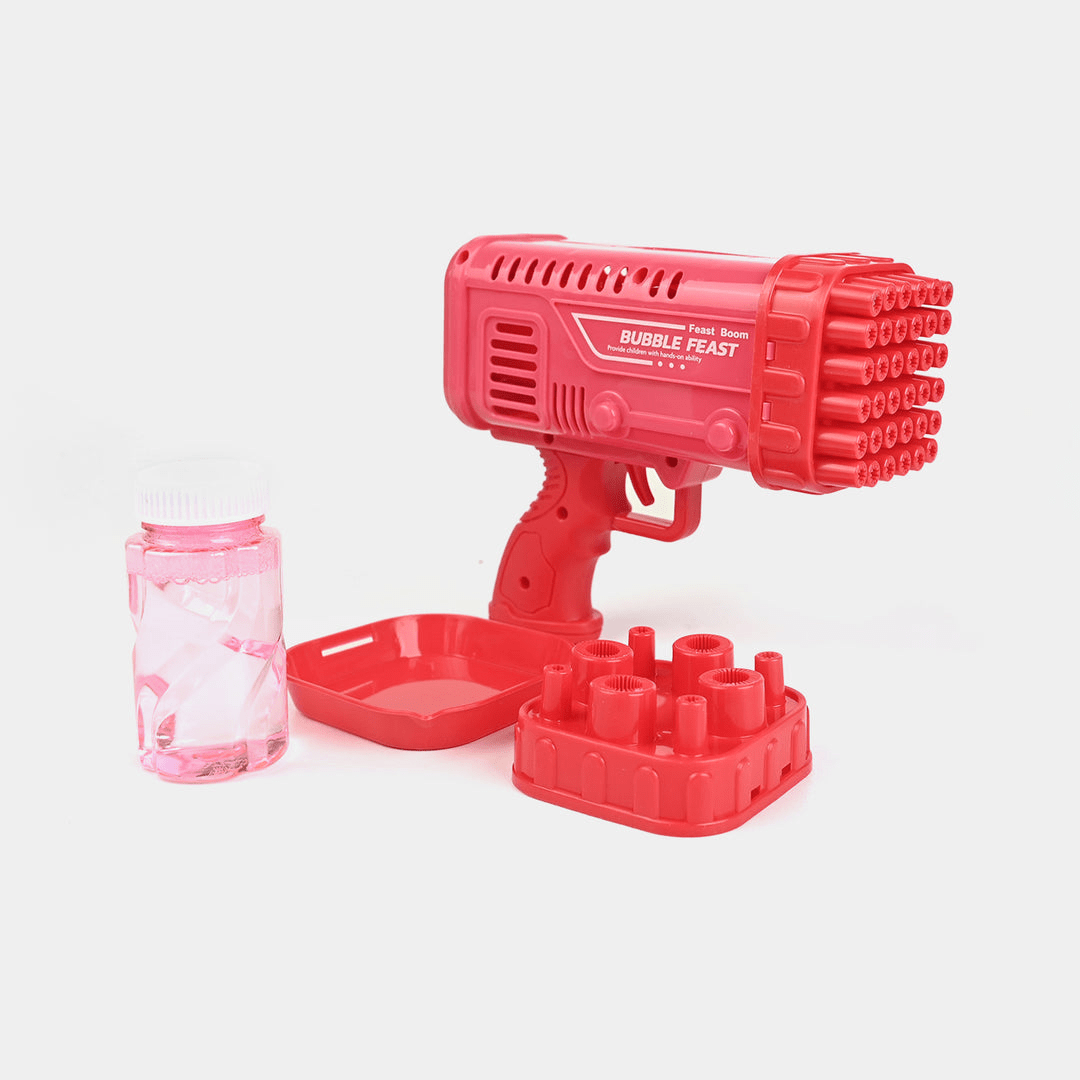 Space Rocket Bazooka Bubble Gun Electric Automatic