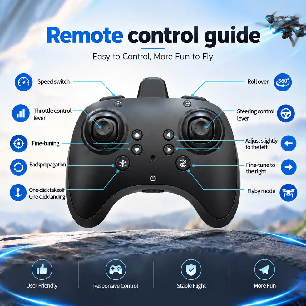 K500 Max RC Fighter Jet Drone for Kids & Adults