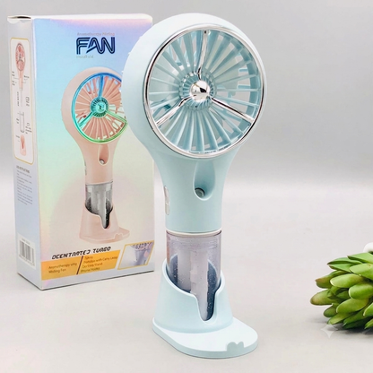 8" Rechargeable Aromatherapy Cool Mist Fan