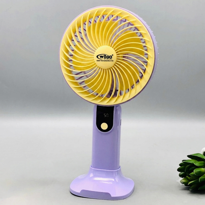 9.5" Rechargeable 5 Wind Speed Digital Display Cooling Fan