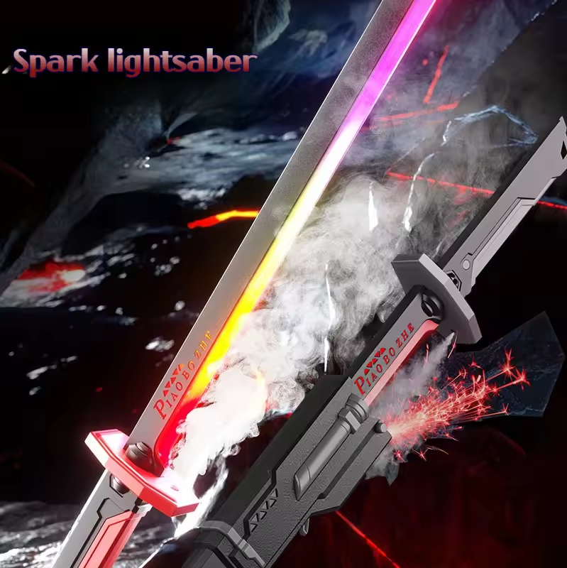 Kids Multi-Color Battle Laser Sword With Smoke